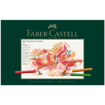 Пастель художественная сухая Faber-Castell Polychromos 36цв., картонная упаковка