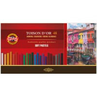 Пастель художественная сухая Toison d'or Koh-I-Noor, 48 цветов, картонная упаковка